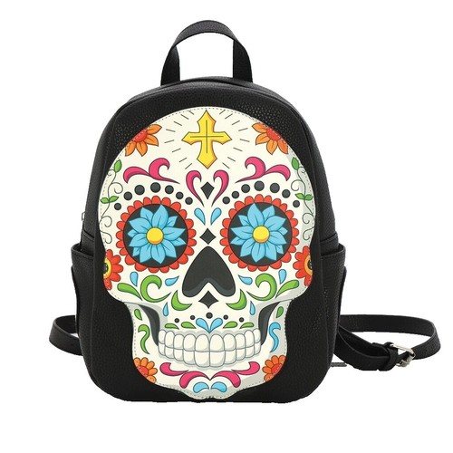 MINT Supreme Skull Pile Denim Tote Bag SS18 Backpack Black Green