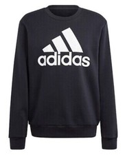 Image of AUTHENTIC ADIDAS ORIGINAL BIG LOGO CREW FLEECE SWEATSHIRT IB3995
