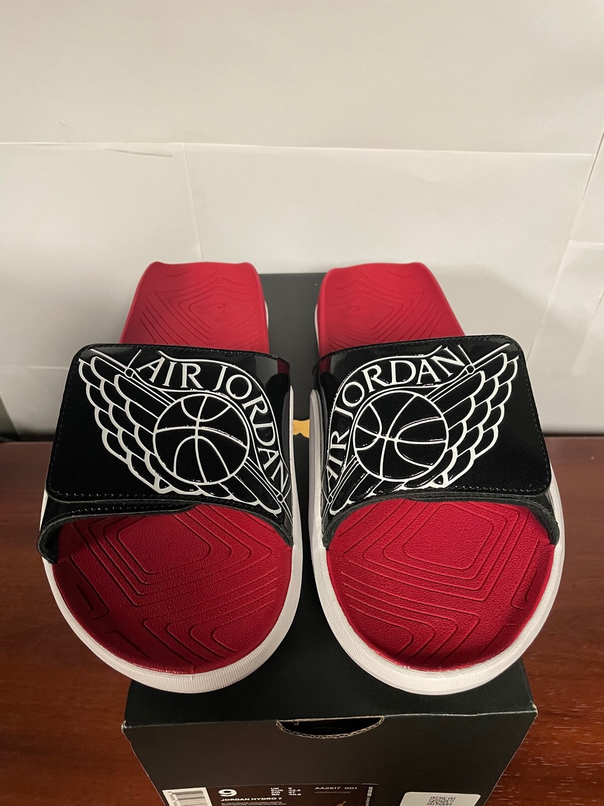 Nike Air Jordan Hydro 7 Slides Black 