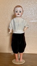 Antique Vintage Doll German Boy 19" Celluloid Kiddiline Sleep Eyes 300 w Stand