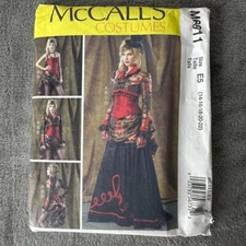 McCalls Sewing Pattern M6911 Sz 14-22 Steampunk Bolero Corset  Costume Cosplay