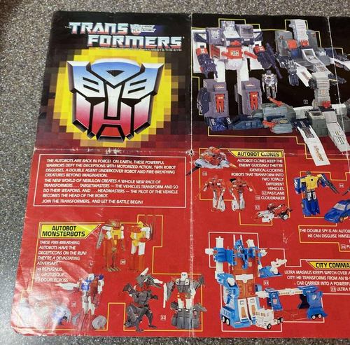 Vintage 1986 G1 Transformers Checklist Catalog Insert Brochure - Bild 2 von 8