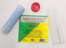 MIRACLE WELD PLASTIC Epoxy Putty Radiators Hi-Tech Plastics PVC Plumbing etc...