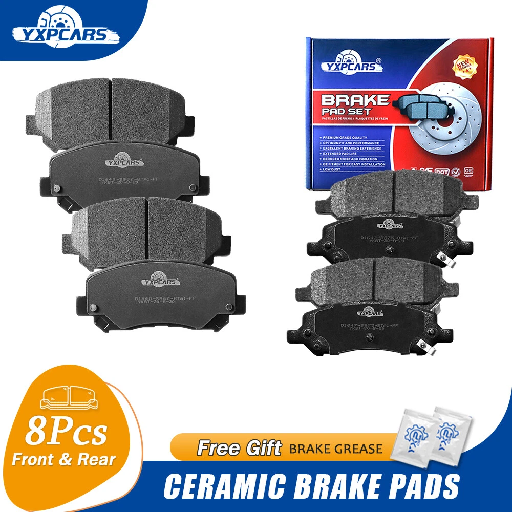 Pastillas De Freno Delanteras De Cerámica Con Clips Para Chrysler 200 Y Dodge Dart 2015-2016, Instalación Directa