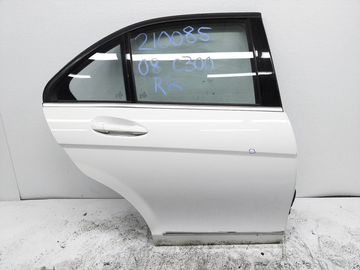 2008-2014 Mercedes-Benz C300 Rear Right Passenger Door - White