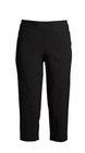 Time & Tru Mid Rise Stretch Millennium Pull on Black Capri Size Small (4-6) NWT — photo 5