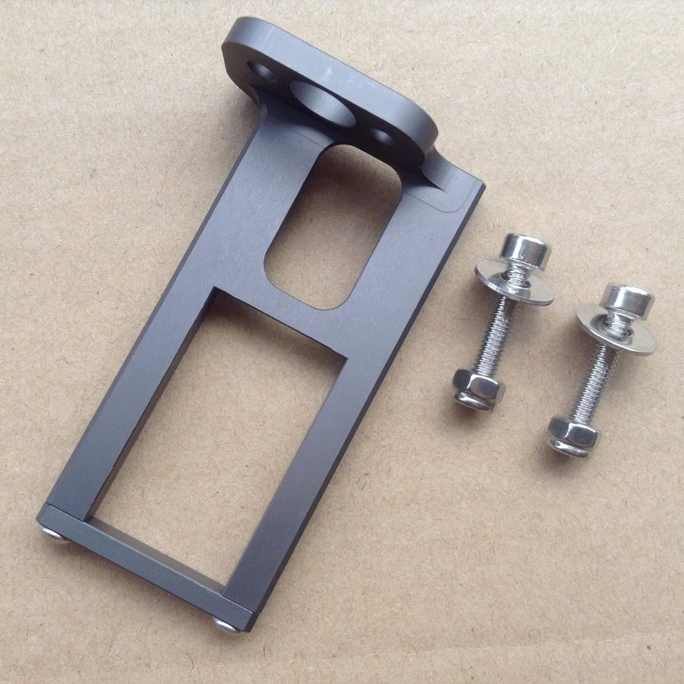 Soporte de montaje servo ajustable de aleación de aluminio CNC apto para barco RC #1730 Foto 3 de 4