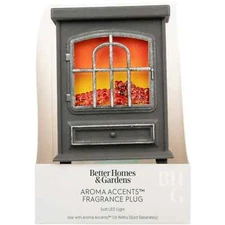 Better Homes and Gardens Fireplace Oil Diffuser Aromatherapy LED Fragrance NE