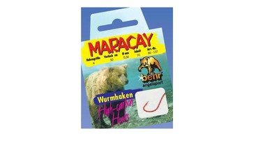 Behr Maracay Haken Wurm Rot ALLE GRÖSSEN WURMHAKEN VORFACHHAKEN HOOKS HOOK