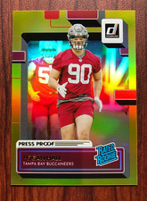 2022 Panini Donruss  LOGAN HALL Rated Rookie Gold Holo Press Proof #364 RC