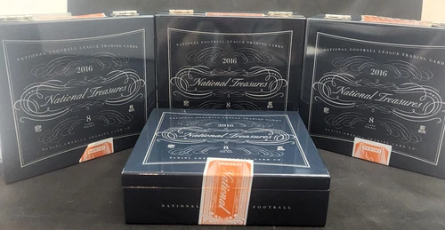 2016 Panini National Treasures Football - Empty Cedar Boxes x4
