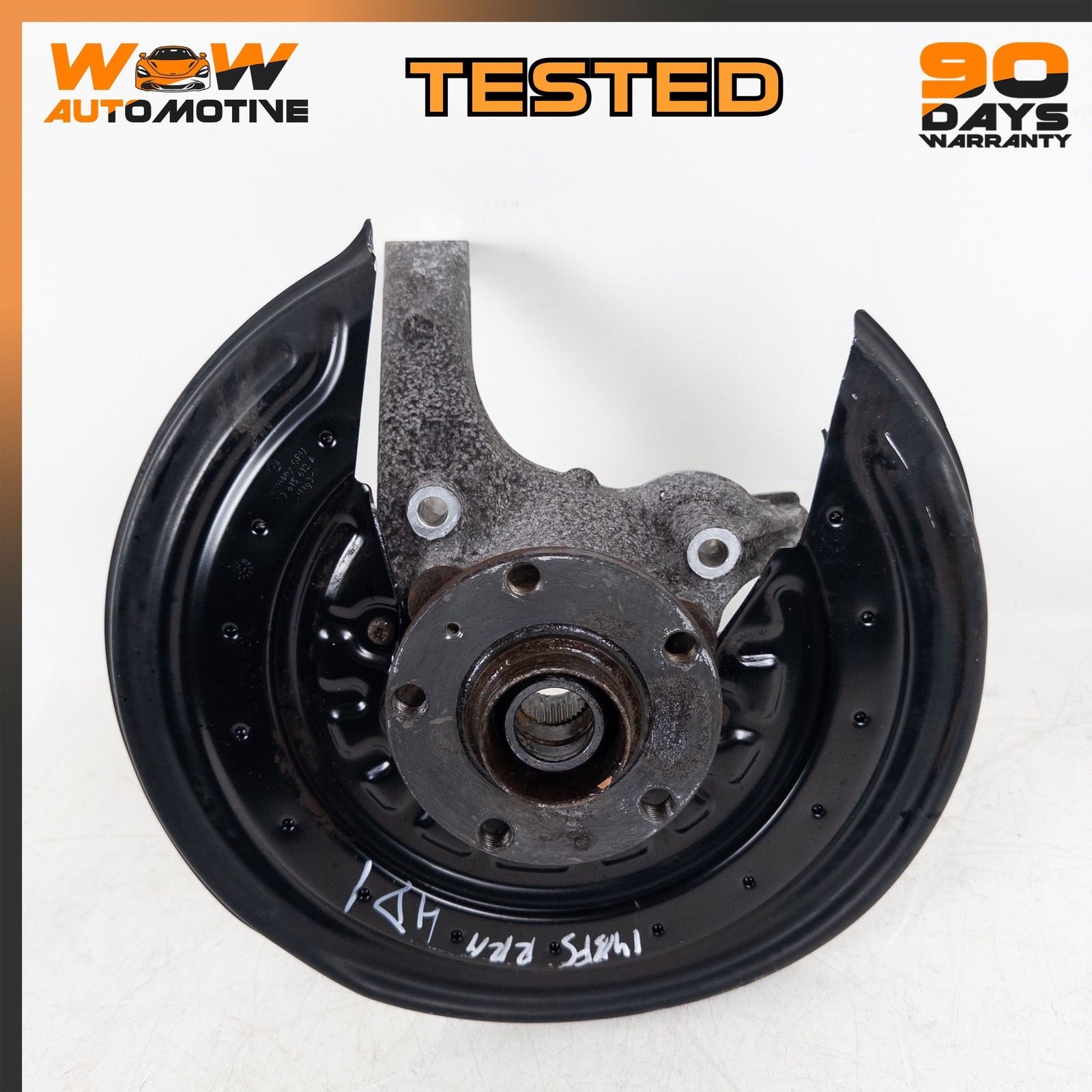 14-19 BENTLEY FLYING SPUR REAR RIGHT PASSENGER SIDE SPINDLE KNUCKLE HUB OEM