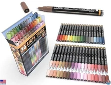 36 Premium Acrylic Paint Pens - Earth Tone Marker Set for Rock Painting & Art