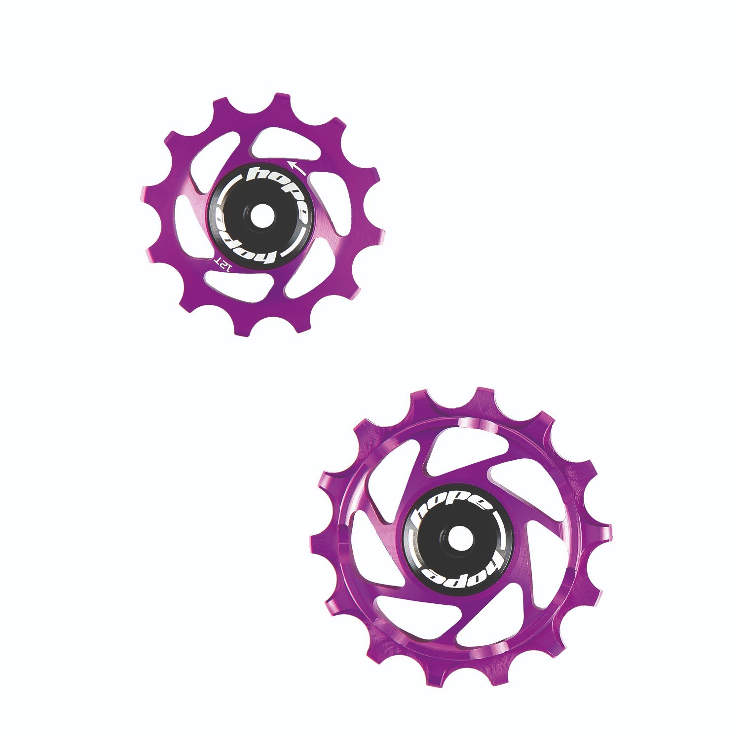 Hope 14/12T Jockey Wheels Purple