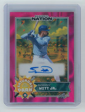 2025 Leaf Baseball Nation Bobby Witt Jr. Saturday in the Park Auto 2/6
