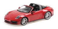 Minichamps 1:18 Porsche 911 (992) Targa 4 Gts 2021 - Red
