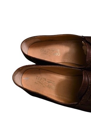 Salvatore Ferragamo Studio Tassel Loafers Brogue Leather  display picture 1