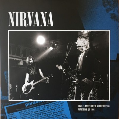 NIRVANA LIVE IN AMSTERDAM NETHERLANDS PARADISO  2 X 12'' VINYL LP SET NEVERMIND