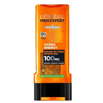 L'Oréal Paris Men Expert Duschgel Shampoo Körper Haar Gesicht Hydra Energy 400ml
