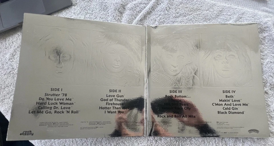 Kiss, Double Platinum, 2x12” Vinyl, Casablanca  - Image 3 of 4