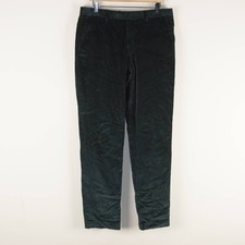 Todd Snyder Sutton Fit Green Duca Visconti Corduroy Tailored Fit Pants 34 x 34