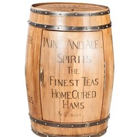 Fass Weinregal Hausbar Vintage Holz Bar Tisch Holz SchräNke Rund Neu Weinschrank