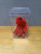 Ty Beanie Babies Rover the Red Dog with tag, tag protector  protective case