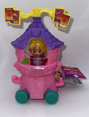 Fisher Price Little People RAPUNZEL Disney Princess Parade Float & Figure - NEW!