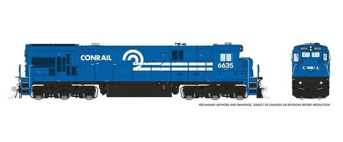 Rapido ~ Escala HO ~ Conrail ~ C36-7 #6639 ~ Versión DC ~ 042108 | Zustand: New