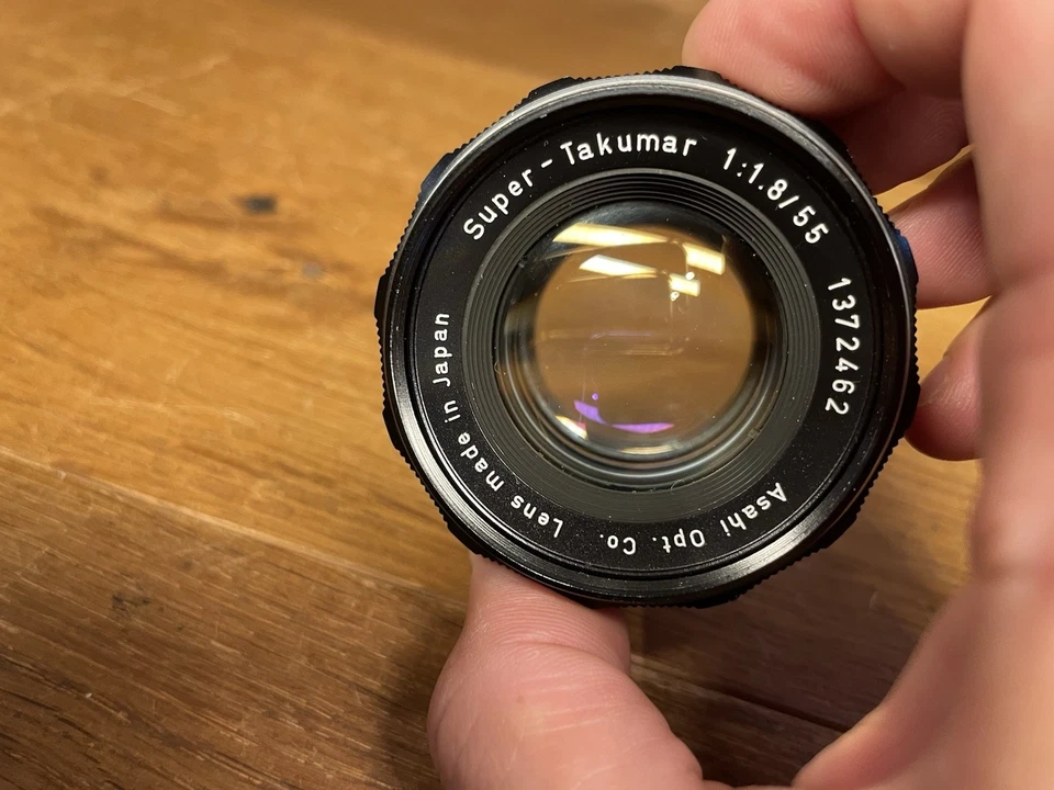 *2 Lens Set : Near Mint ++* Pentax Super Takumar 55mm F/1.8 & 200mm F/4 From JPN - Image 2 of 4