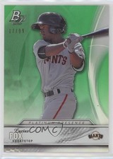2016 Bowman Platinum Platinum Presence Green 17/99 Lucius Fox #PP-7 6f8