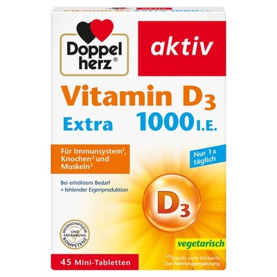 Vitamin D3 1000 Vitamin D3 als Beitrag zur normalen Funktion des Immunsystems