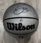 JALEN BRUNSON - NEW YORK KNICKS - Autographed PLATINUM BASKETBALL w/COA