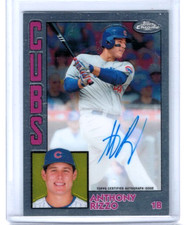 2019 Topps Chrome Anthony Rizzo 1984 Topps Auto #'ed 14/30 (84TCA-AR)