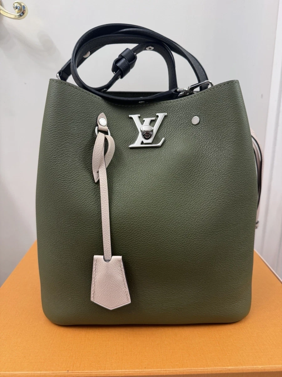 Louis Vuitton Leather Exterior Green Bags & Handbags for Women for