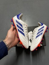 Adidas Copa Pure 2 Club FxG Junior White/Blue Football boots uk 3.5 IG6412