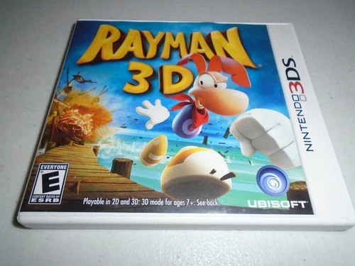 Rayman 3D by UbiSoft ☆☆ Complete CIB Authentic Nintendo 3DS