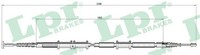LPR Bremsseil Seilzug Feststellbremse C0473B FüR Multipla Fiat 186AXC1A 186BMC1A