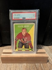 1958 Topps #3 Glen Skov PSA 3 VG Black Hawks