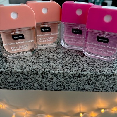 B. Pure Hand Sanitizer Spray LIMITED EDITION (x4) Confetti Cake   & Peach  
