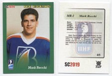 2019 SC2019 Mark Recchi green 4/5 Ice Legends