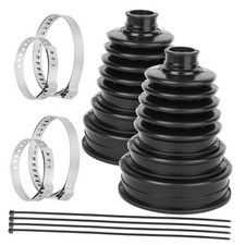 Universal CV Axle Boot Repair Kit, Flexible Silicone CV Joint Boot Fits9-34mm 1