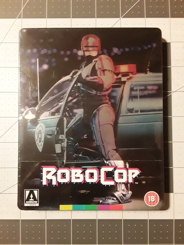 Arrow Video Robocop Steelbook Blu-ray Region B Rare 2 Disc Theatrical  Directors