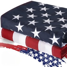 American Flag for Outdoor, 3x5 FT Heavy Duty US Flag with Embroidered Stars S...
