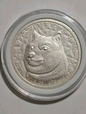 Dogecoin 1 Oz .999 Silver Round Shiba MJB Collaborative 2021 95.00 per troy oz