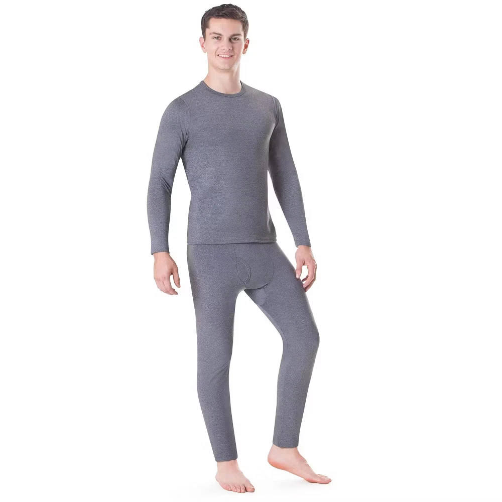 Rocky Thermal Underwear for Men, Long Johns Fleece Lined Set, Shirt &