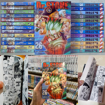 Dr Stone Manga Volume 1-26 END Full Set English Comic Books by Riichiro Inagaki