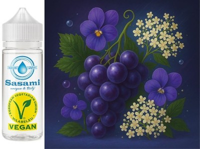 Midnight Bloom - Veilchen Traube & Holunderblüte Aroma Konzentrat - Vegan - Sasa