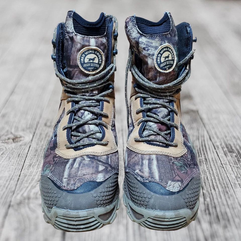 Men's Red Wing Irish Setter Camo Hunting Boots 10EE Scent Ban 400G Hunting 2874 - Image 3 of 4
