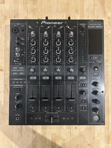 Pioneer DJM-800 4-Channel Digital Mixer VGC, Serviced, New Faders